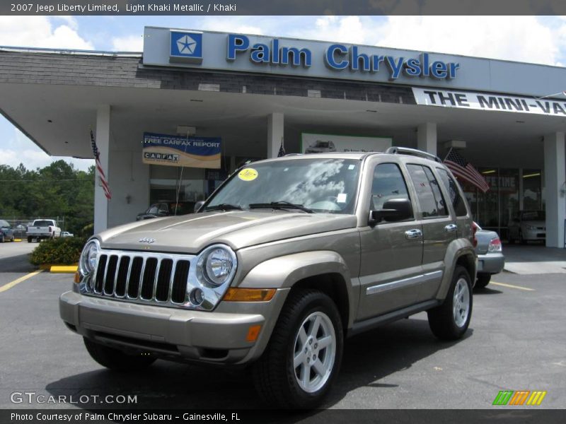 Light Khaki Metallic / Khaki 2007 Jeep Liberty Limited