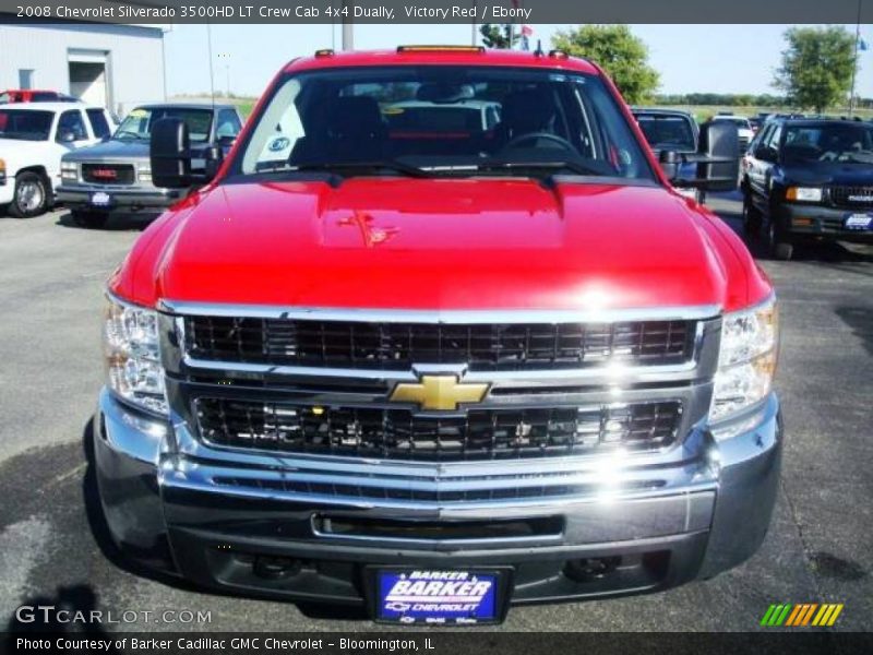 Victory Red / Ebony 2008 Chevrolet Silverado 3500HD LT Crew Cab 4x4 Dually