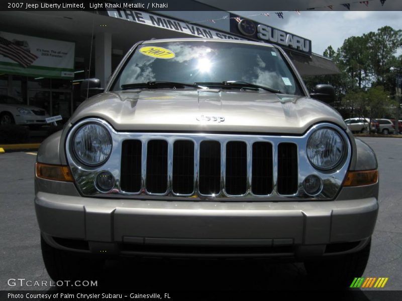 Light Khaki Metallic / Khaki 2007 Jeep Liberty Limited