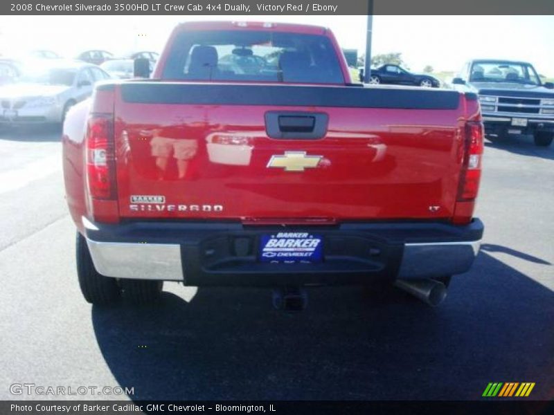 Victory Red / Ebony 2008 Chevrolet Silverado 3500HD LT Crew Cab 4x4 Dually