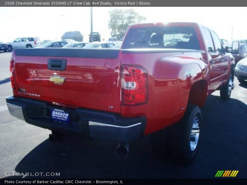 Victory Red / Ebony 2008 Chevrolet Silverado 3500HD LT Crew Cab 4x4 Dually