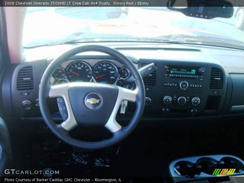 Victory Red / Ebony 2008 Chevrolet Silverado 3500HD LT Crew Cab 4x4 Dually
