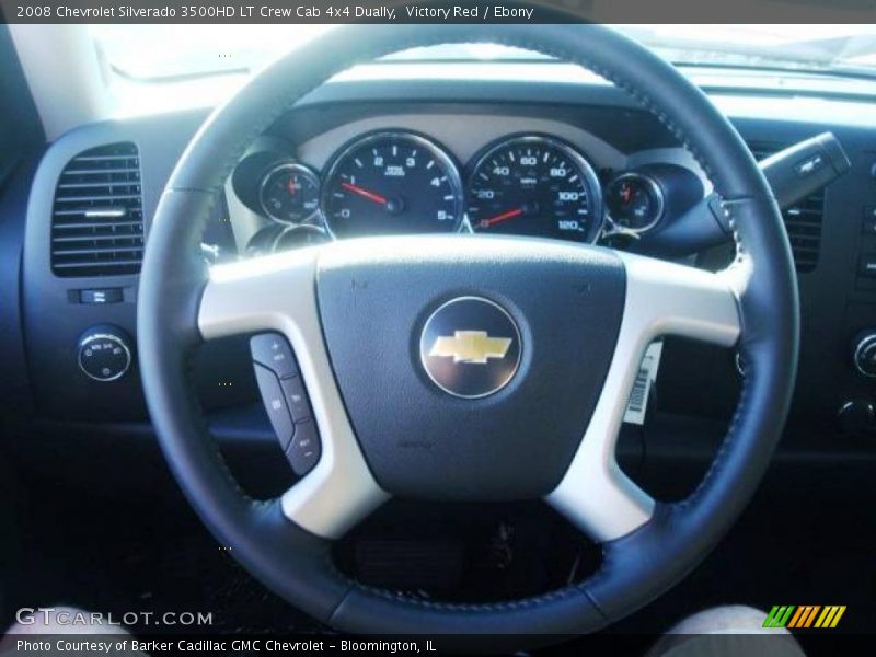 Victory Red / Ebony 2008 Chevrolet Silverado 3500HD LT Crew Cab 4x4 Dually