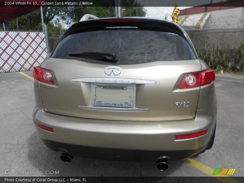 Golden Sand Metallic / Willow 2004 Infiniti FX 35