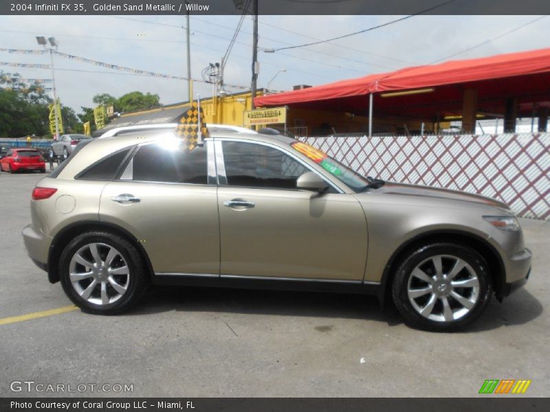 Golden Sand Metallic / Willow 2004 Infiniti FX 35
