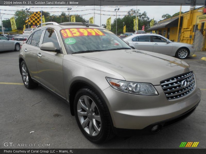 Golden Sand Metallic / Willow 2004 Infiniti FX 35