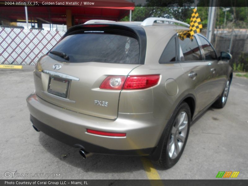 Golden Sand Metallic / Willow 2004 Infiniti FX 35
