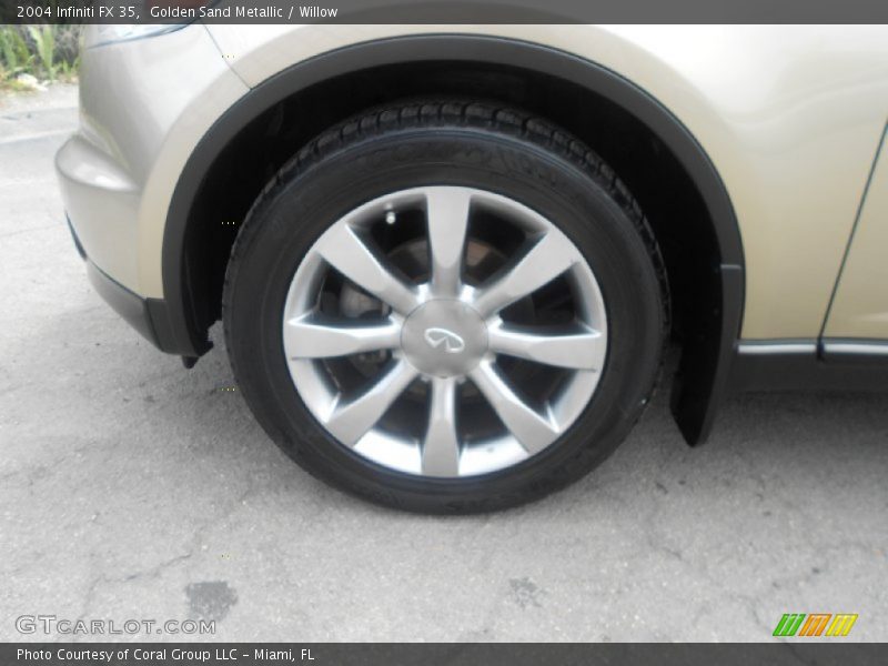 Golden Sand Metallic / Willow 2004 Infiniti FX 35