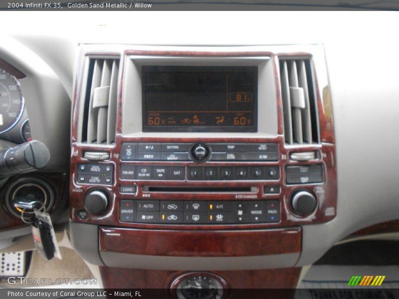 Golden Sand Metallic / Willow 2004 Infiniti FX 35