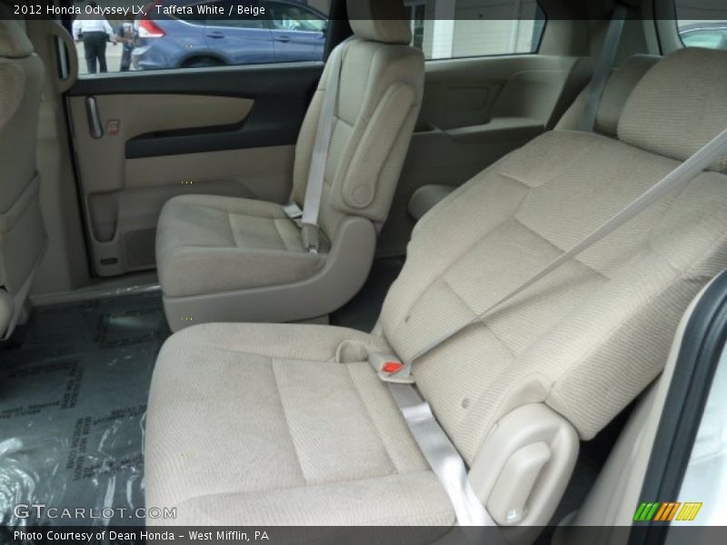 Taffeta White / Beige 2012 Honda Odyssey LX