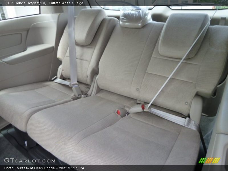 Taffeta White / Beige 2012 Honda Odyssey LX