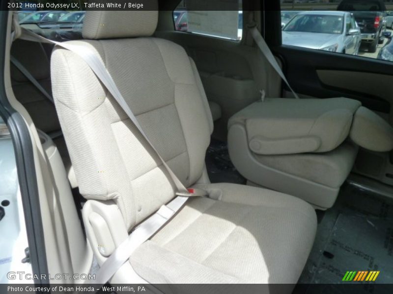 Taffeta White / Beige 2012 Honda Odyssey LX