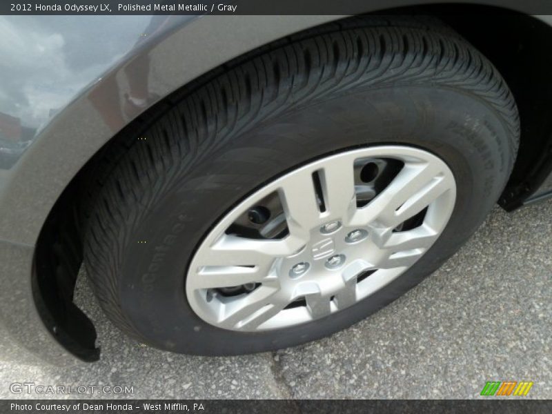 Polished Metal Metallic / Gray 2012 Honda Odyssey LX