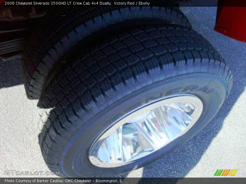 Victory Red / Ebony 2008 Chevrolet Silverado 3500HD LT Crew Cab 4x4 Dually