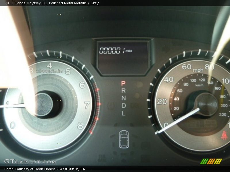 Polished Metal Metallic / Gray 2012 Honda Odyssey LX