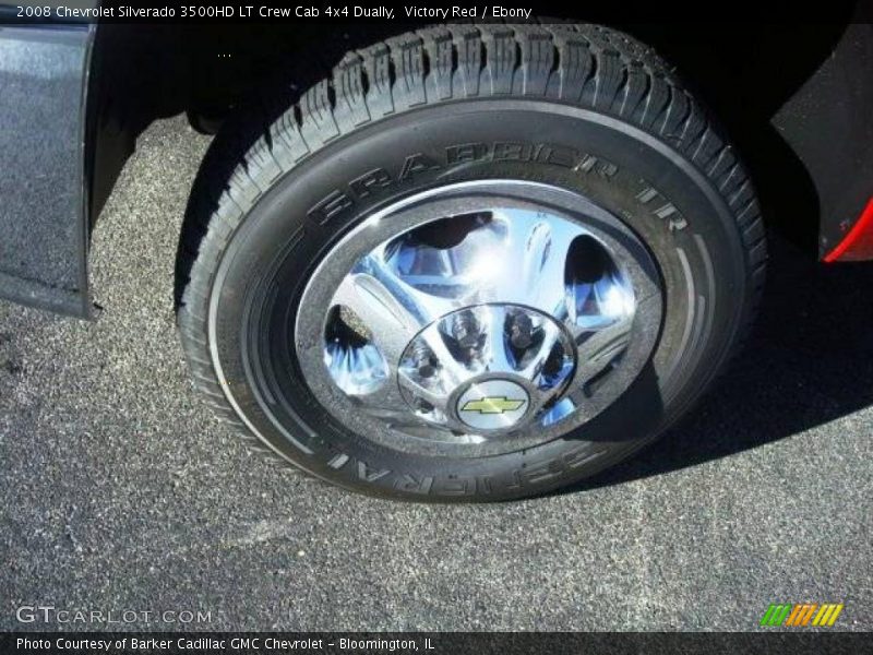 Victory Red / Ebony 2008 Chevrolet Silverado 3500HD LT Crew Cab 4x4 Dually