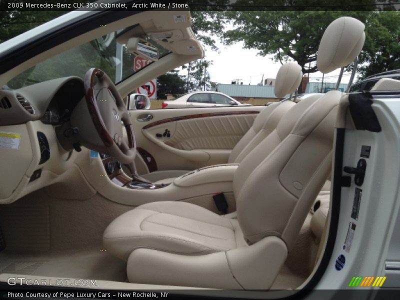 Front Seat of 2009 CLK 350 Cabriolet