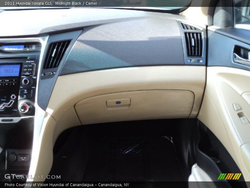 Midnight Black / Camel 2011 Hyundai Sonata GLS