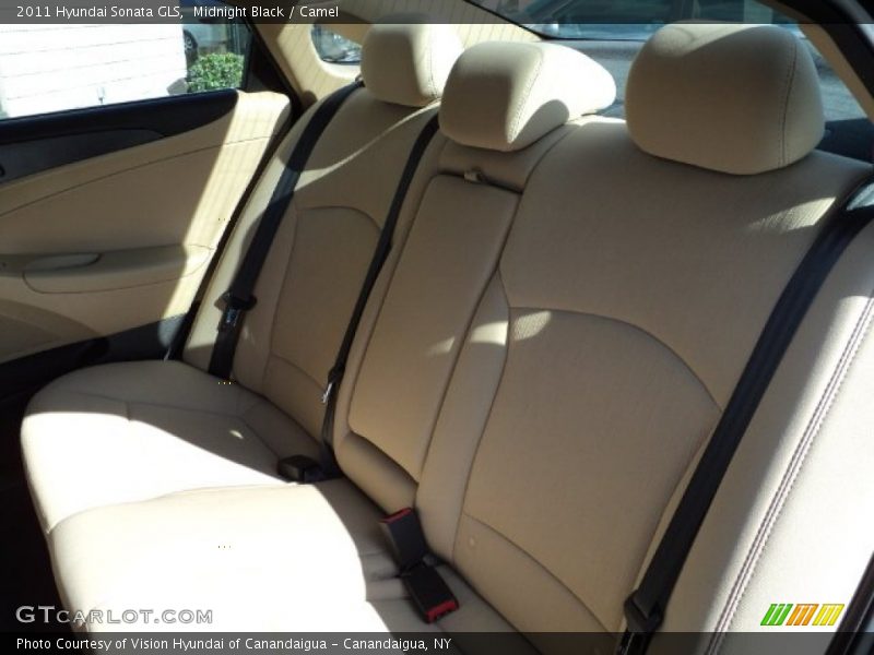 Midnight Black / Camel 2011 Hyundai Sonata GLS