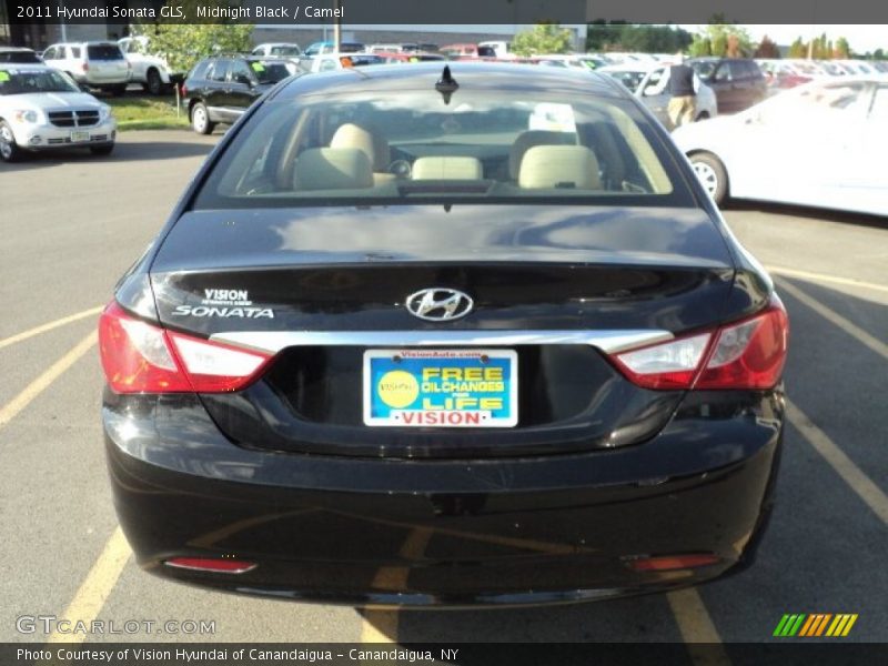 Midnight Black / Camel 2011 Hyundai Sonata GLS