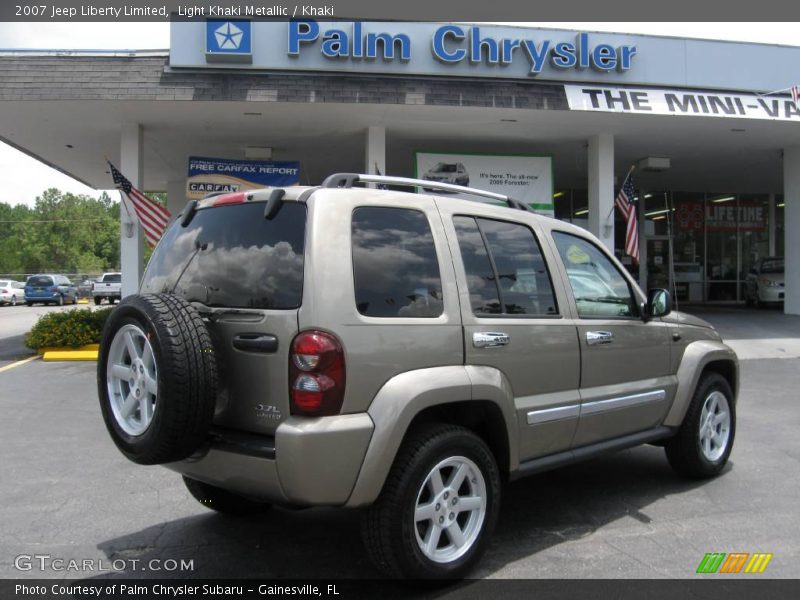 Light Khaki Metallic / Khaki 2007 Jeep Liberty Limited
