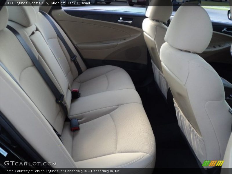 Midnight Black / Camel 2011 Hyundai Sonata GLS