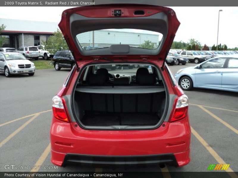 Radiant Red / Dark Charcoal 2009 Toyota Matrix S