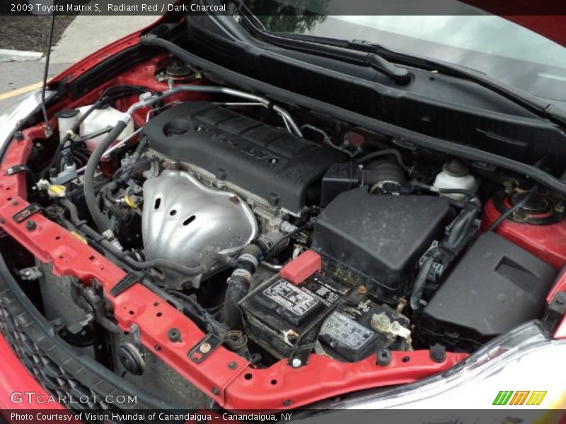 Radiant Red / Dark Charcoal 2009 Toyota Matrix S