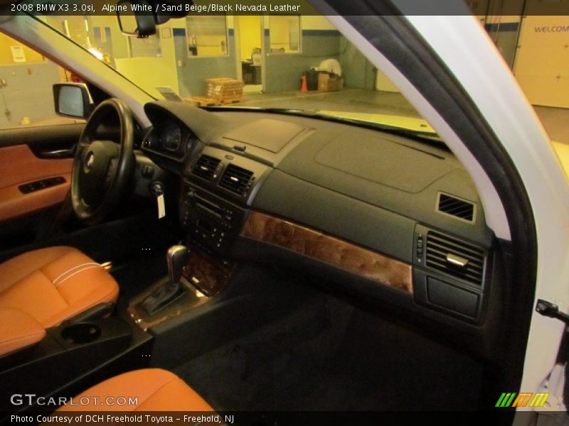 Alpine White / Sand Beige/Black Nevada Leather 2008 BMW X3 3.0si