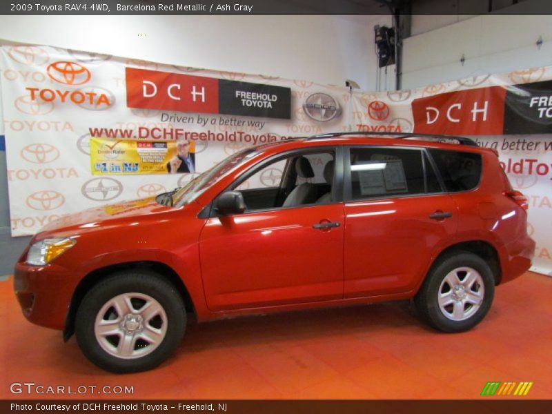 Barcelona Red Metallic / Ash Gray 2009 Toyota RAV4 4WD