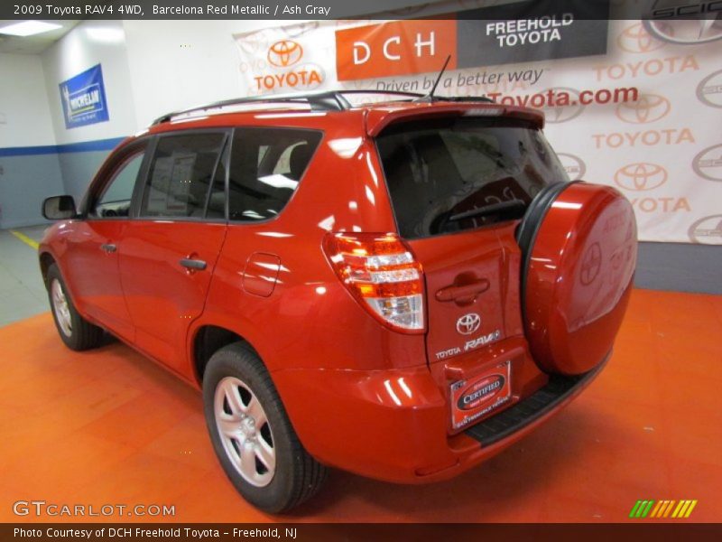 Barcelona Red Metallic / Ash Gray 2009 Toyota RAV4 4WD
