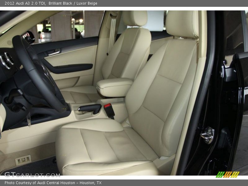  2012 A3 2.0 TDI Luxor Beige Interior