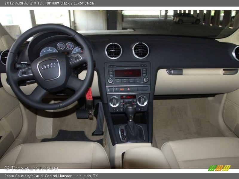 Brilliant Black / Luxor Beige 2012 Audi A3 2.0 TDI