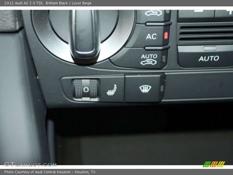 Brilliant Black / Luxor Beige 2012 Audi A3 2.0 TDI