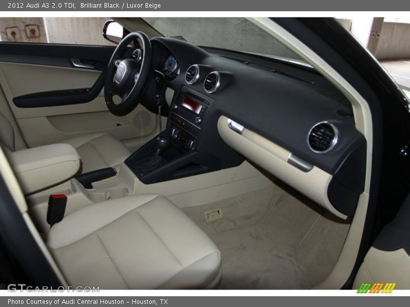 Brilliant Black / Luxor Beige 2012 Audi A3 2.0 TDI