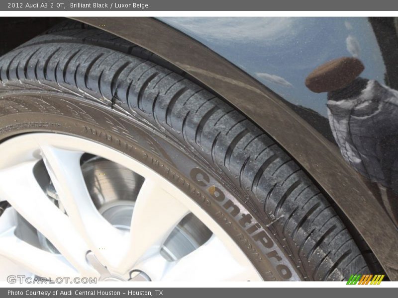 Brilliant Black / Luxor Beige 2012 Audi A3 2.0T