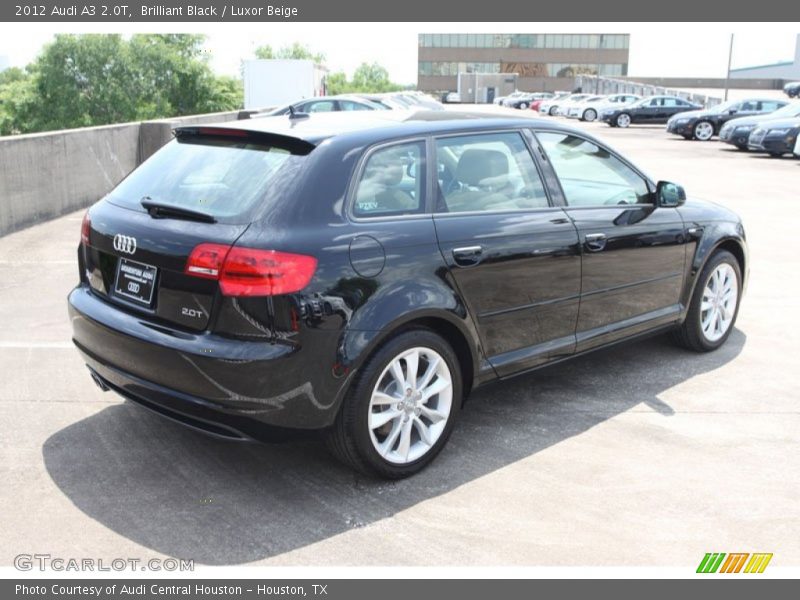 Brilliant Black / Luxor Beige 2012 Audi A3 2.0T