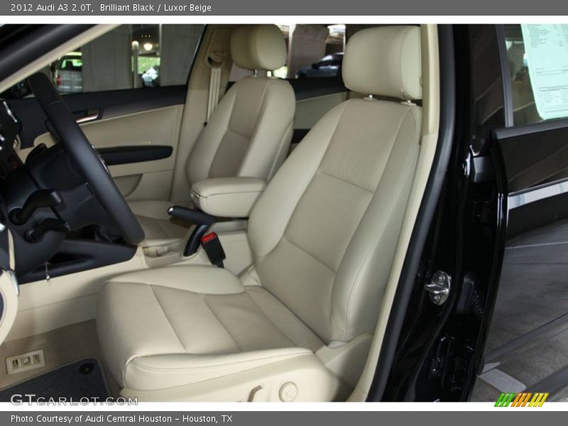 Brilliant Black / Luxor Beige 2012 Audi A3 2.0T