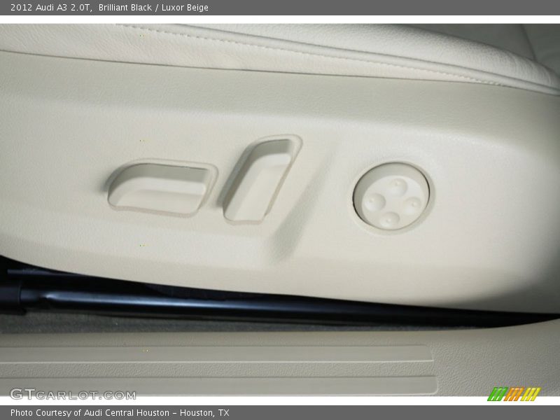 Brilliant Black / Luxor Beige 2012 Audi A3 2.0T