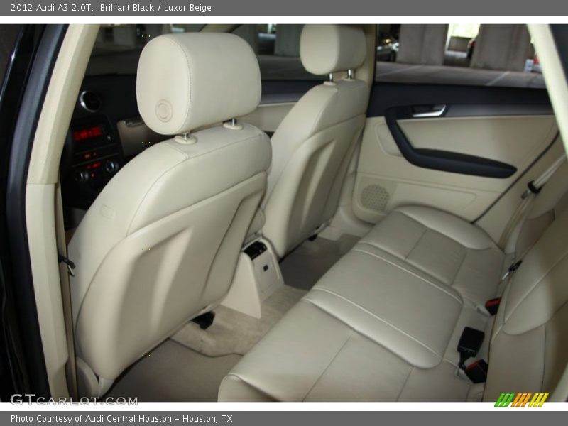Brilliant Black / Luxor Beige 2012 Audi A3 2.0T