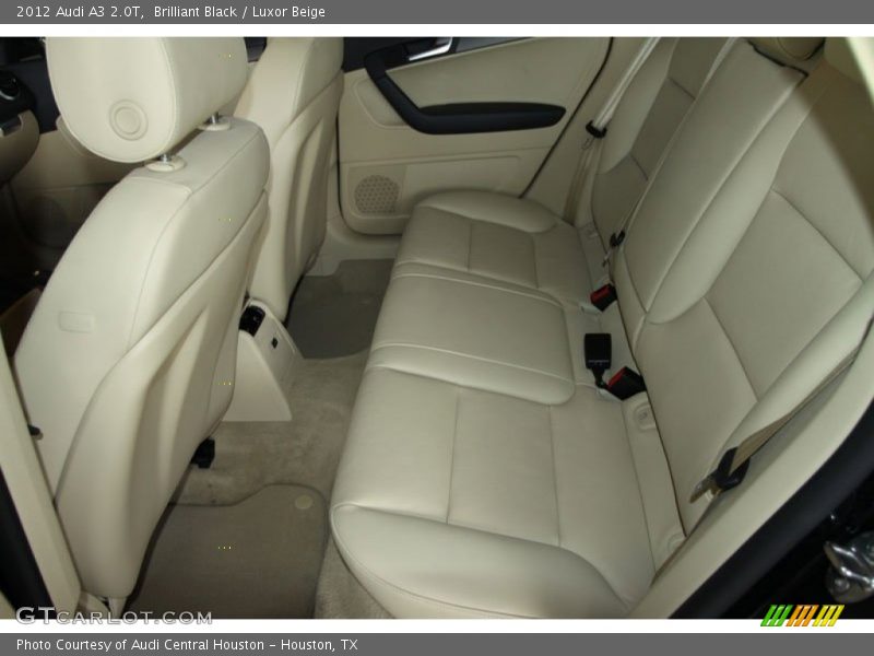 Brilliant Black / Luxor Beige 2012 Audi A3 2.0T