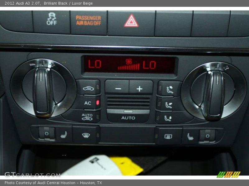 Controls of 2012 A3 2.0T