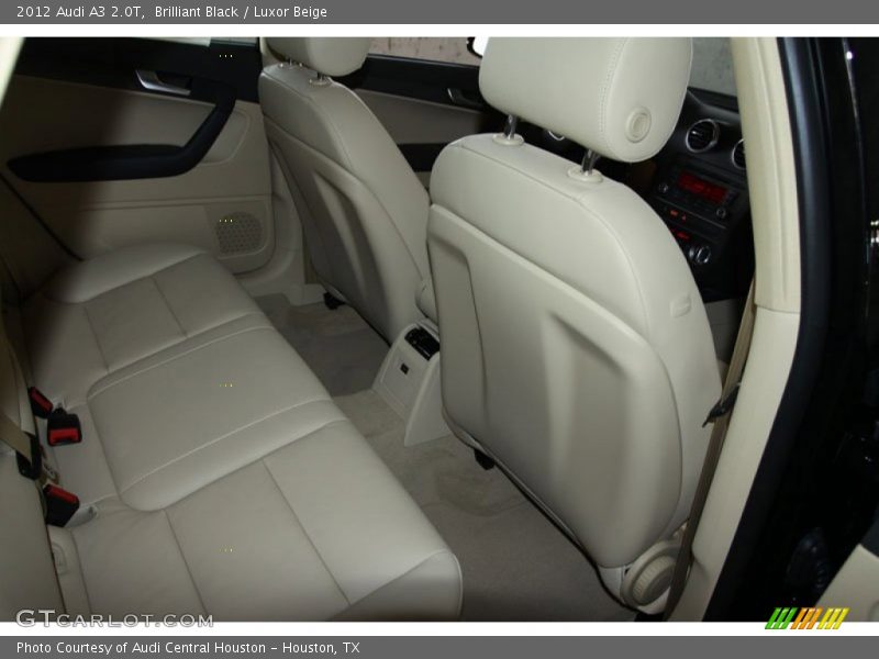 Brilliant Black / Luxor Beige 2012 Audi A3 2.0T
