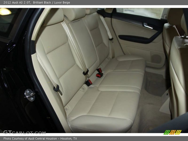 Brilliant Black / Luxor Beige 2012 Audi A3 2.0T