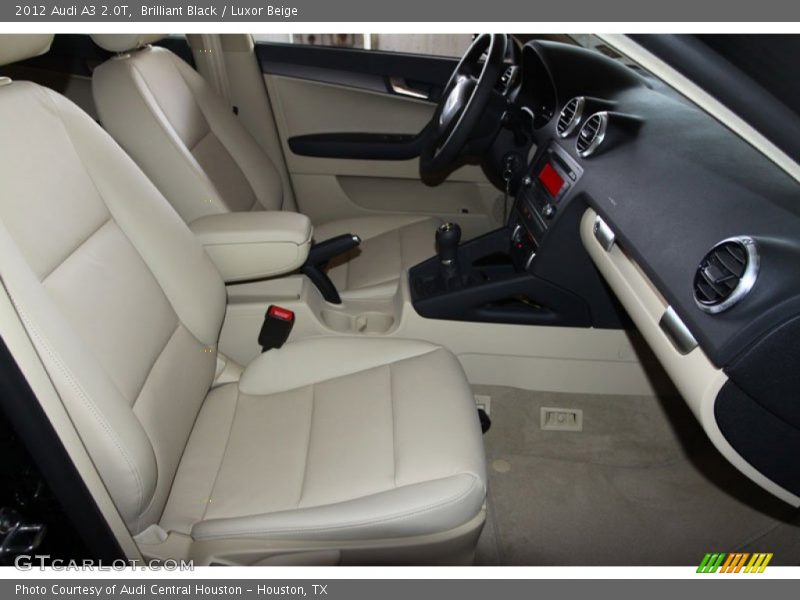 Brilliant Black / Luxor Beige 2012 Audi A3 2.0T