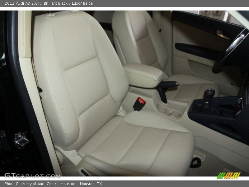 Brilliant Black / Luxor Beige 2012 Audi A3 2.0T