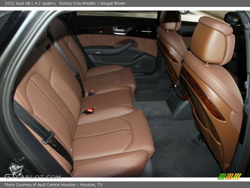 Oolong Gray Metallic / Nougat Brown 2012 Audi A8 L 4.2 quattro