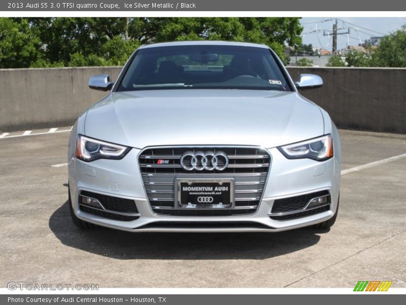 Ice Silver Metallic / Black 2013 Audi S5 3.0 TFSI quattro Coupe