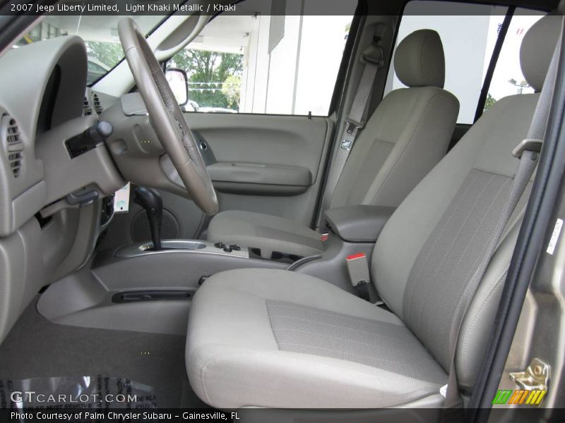 Light Khaki Metallic / Khaki 2007 Jeep Liberty Limited