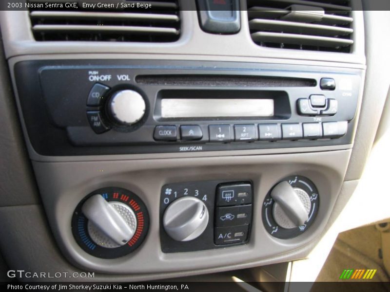 Envy Green / Sand Beige 2003 Nissan Sentra GXE